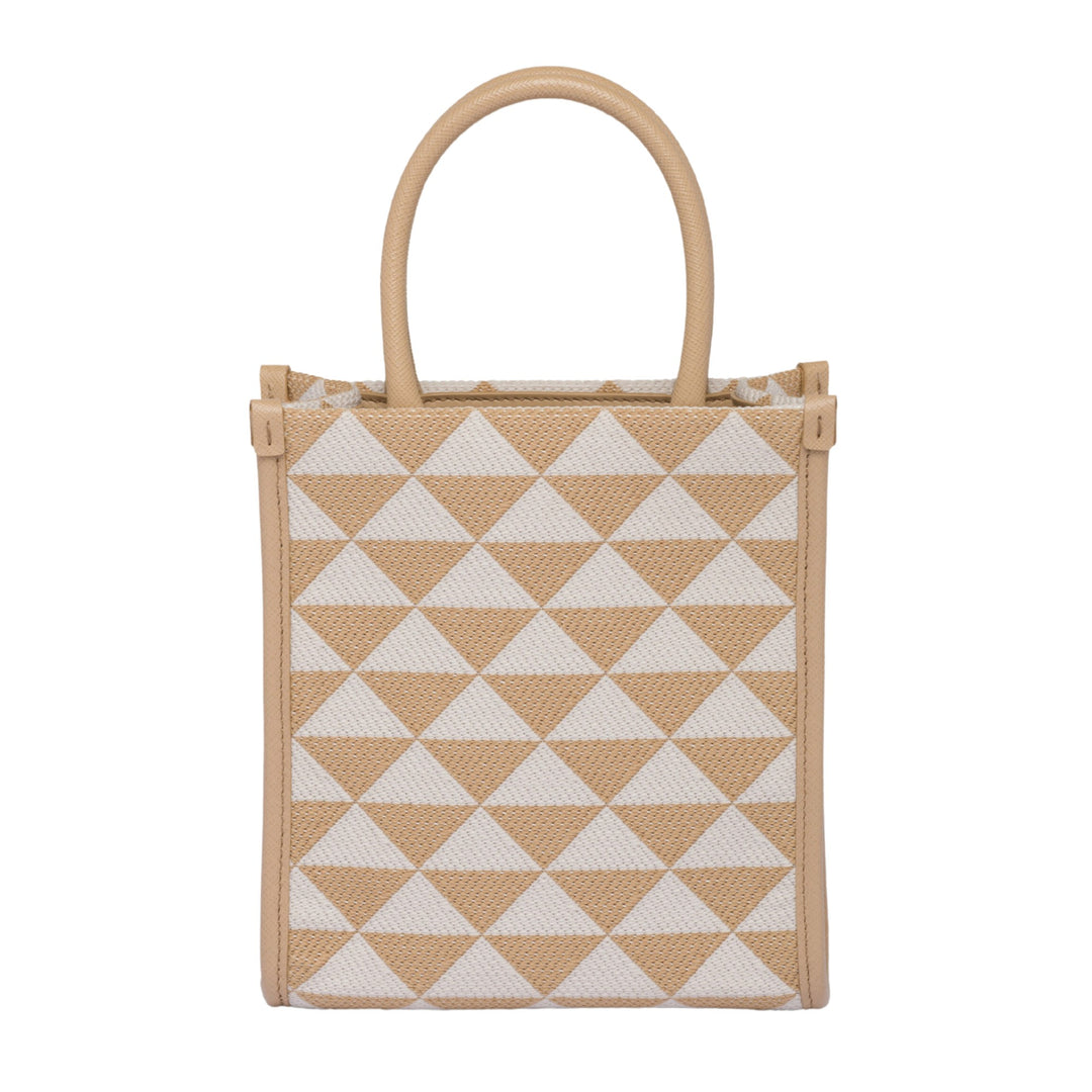 Prada Prada Symbole Embroidered Fabric Mini Bag