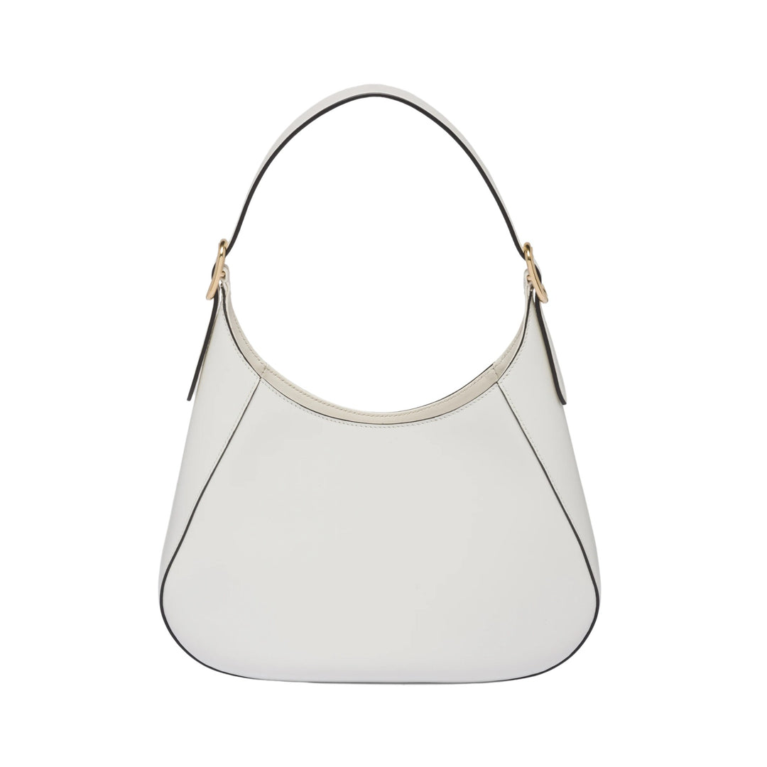Prada White Leather Shoulder Bag