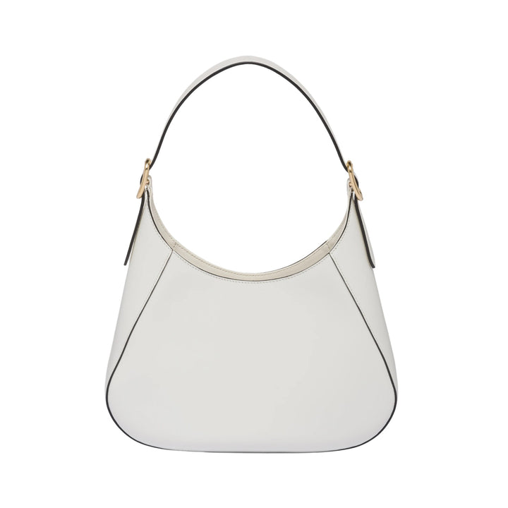 Prada White Leather Shoulder Bag