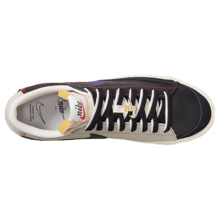 Nike Blazer Low 77 Black Natural Removable Swoosh