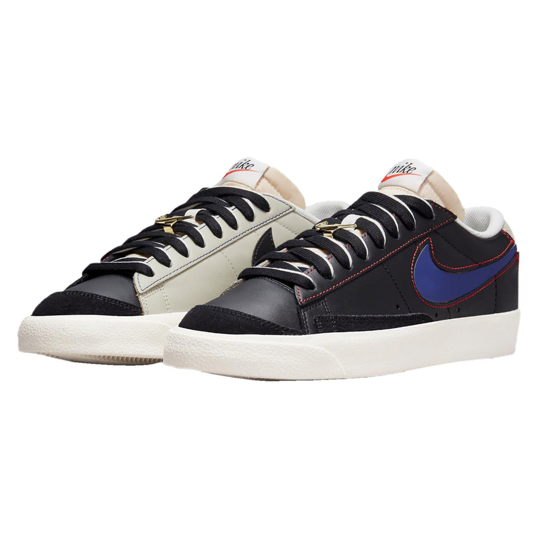 Nike Blazer Low 77 Black Natural Removable Swoosh
