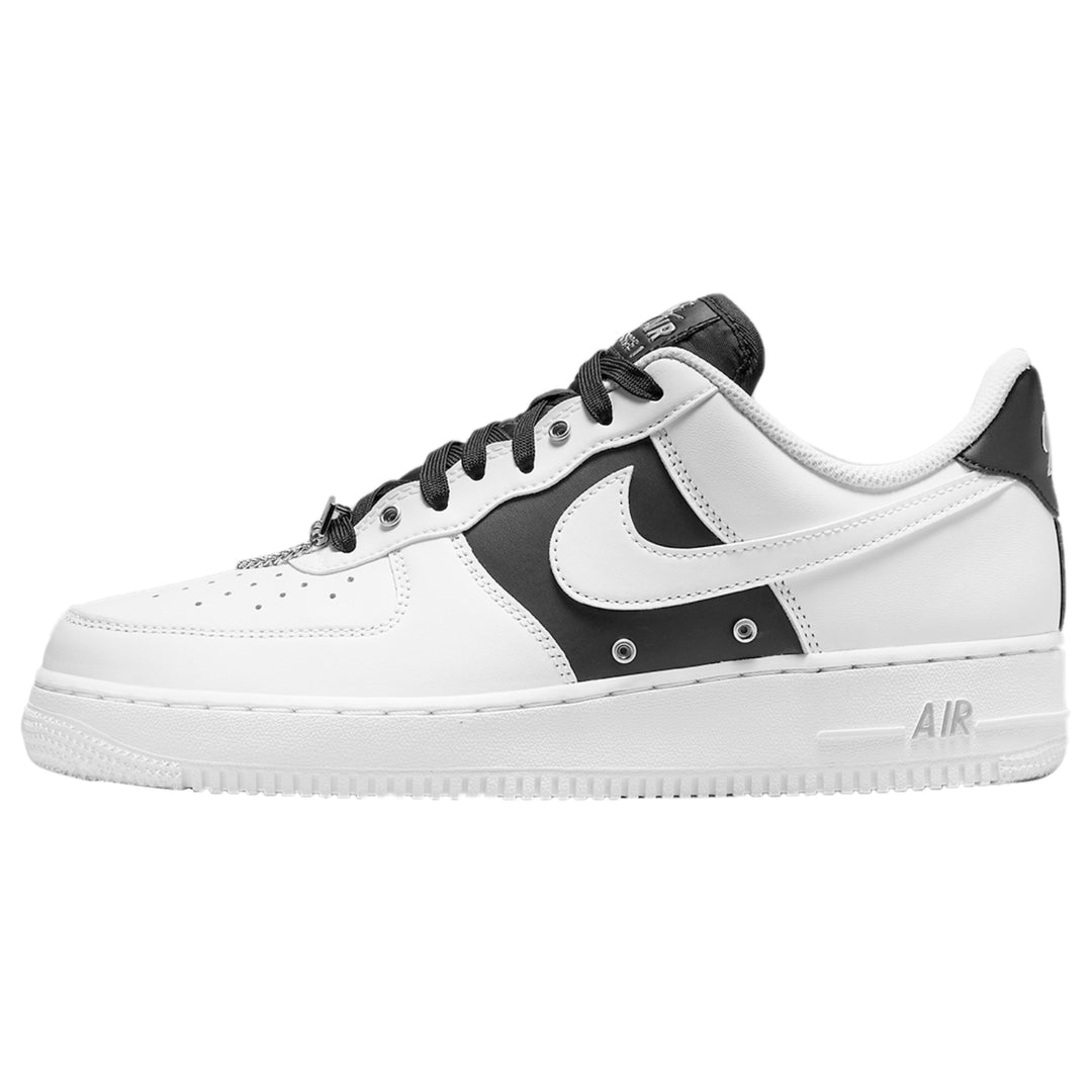 Nike Air Force 1 Low '07 PRM Black White Metallic Silver