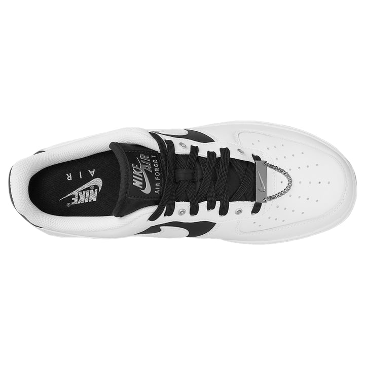 Nike Air Force 1 Low '07 PRM Black White Metallic Silver