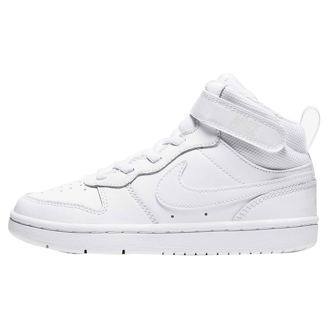 Nike Court Borough Mid 2 Triple White (PS)