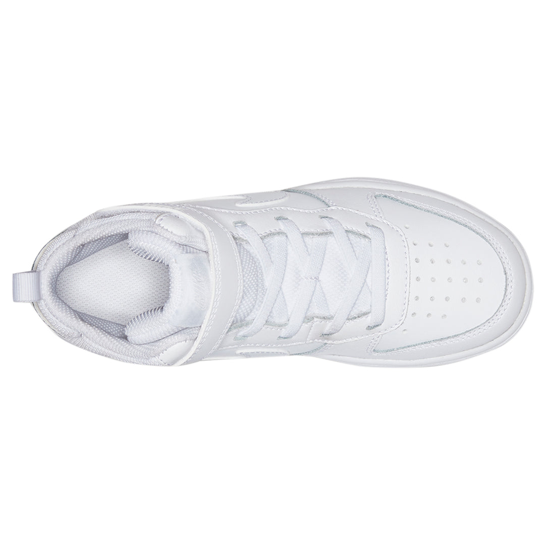 Nike Court Borough Mid 2 Triple White (PS)