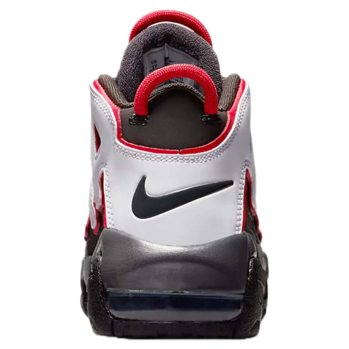 Nike Air More Uptempo Medium Ash Siren Red White (PS)