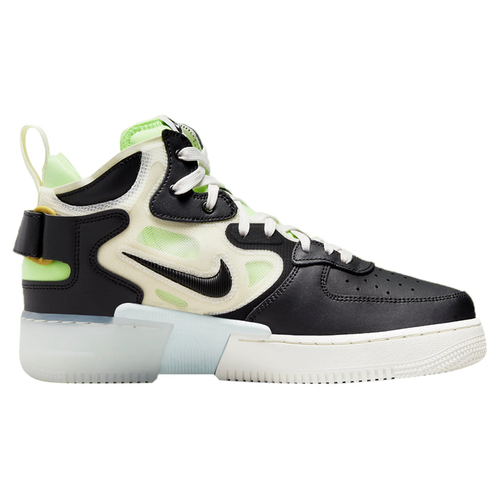 Nike Air Force 1 React Mid Black Sail Ghost Green