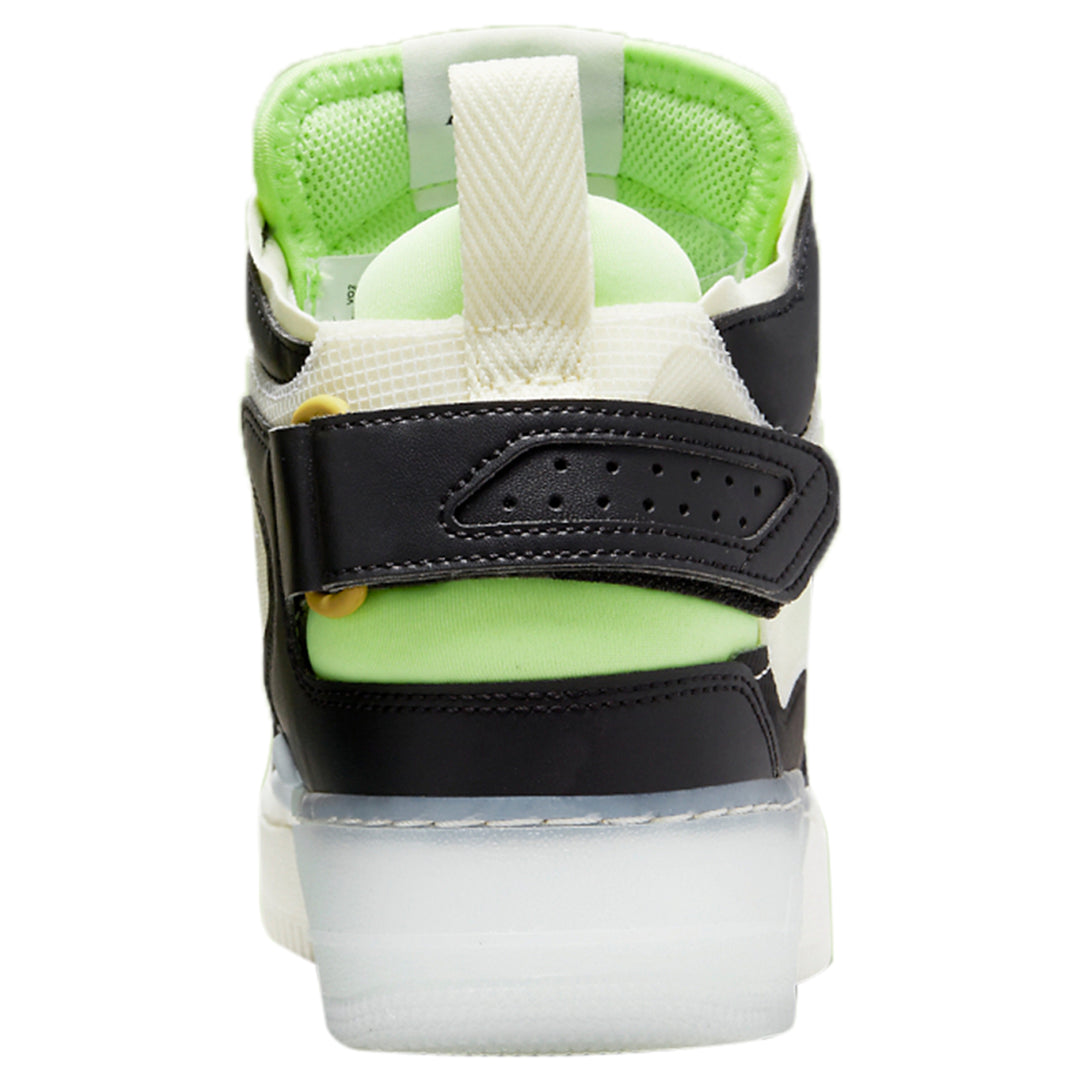 Nike Air Force 1 React Mid Black Sail Ghost Green