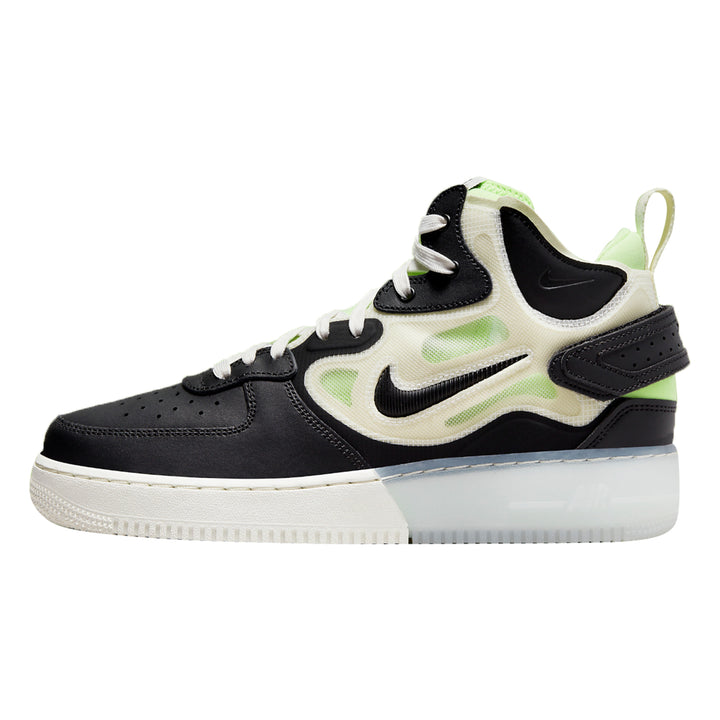 Nike Air Force 1 React Mid Black Sail Ghost Green