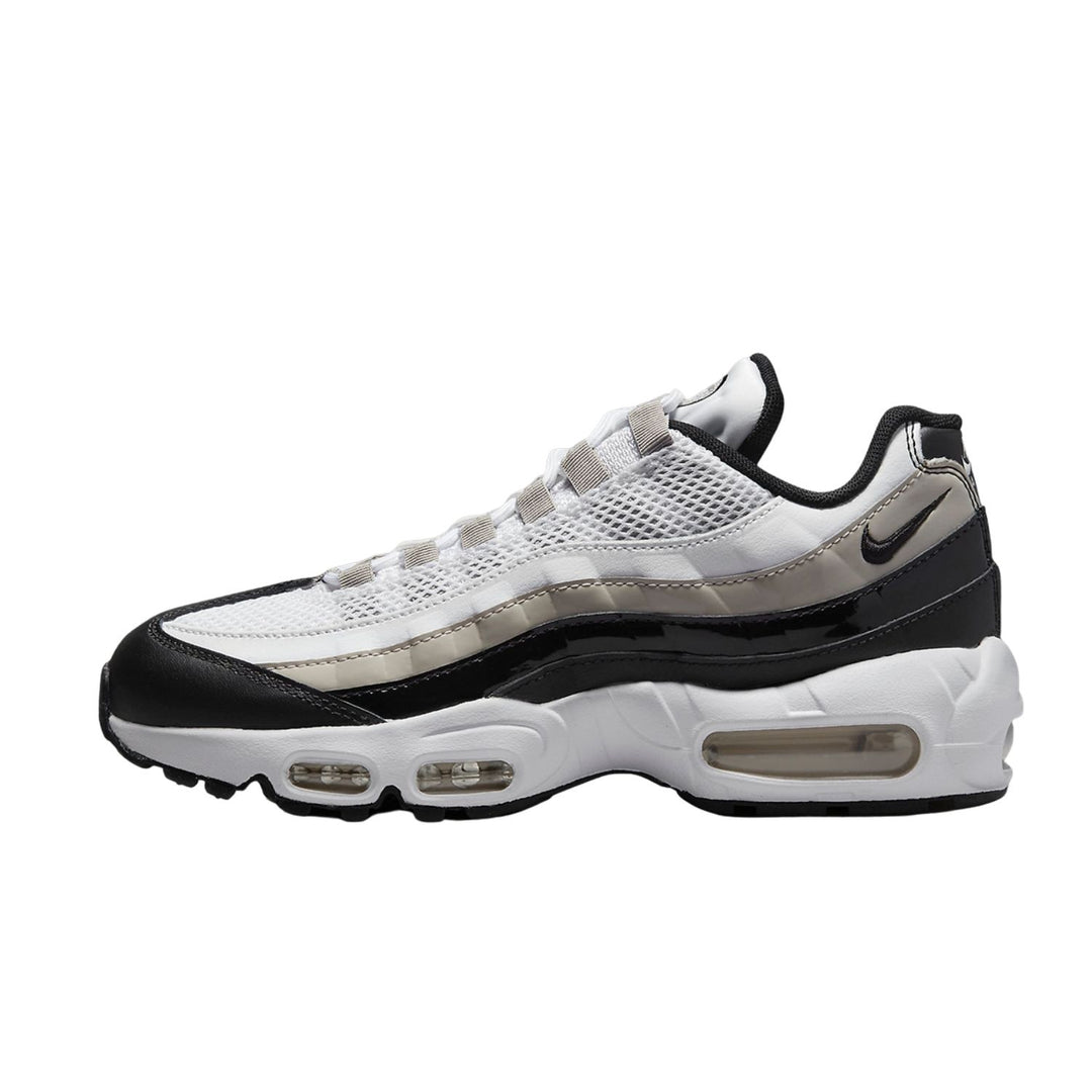 Nike Air Max 95 White Light Iron Ore Black Patent (Women's)