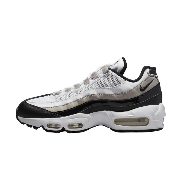 Nike Air Max 95 White Light Iron Ore Black Patent (Women's)