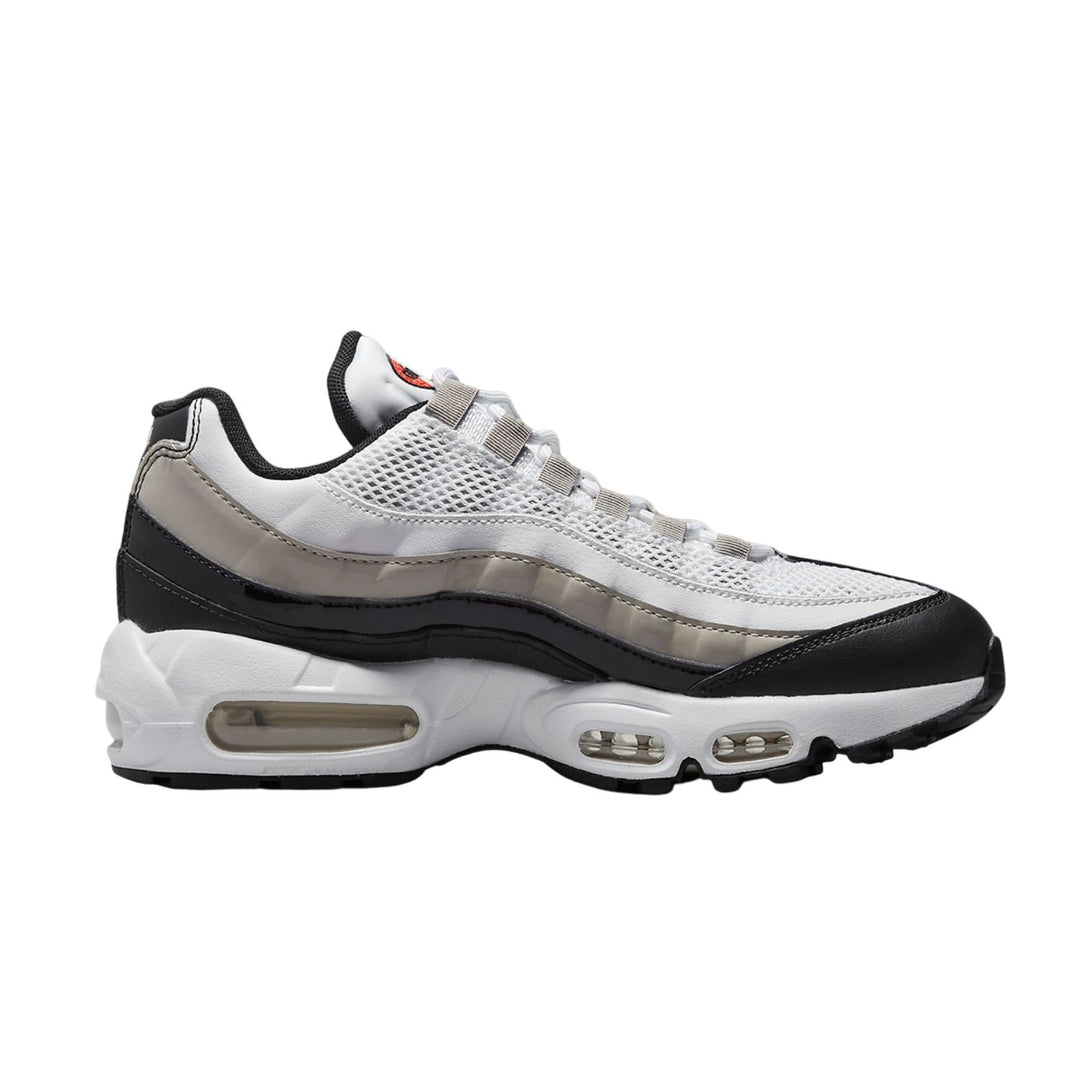 Nike Air Max 95 White Light Iron Ore Black Patent (Women's)