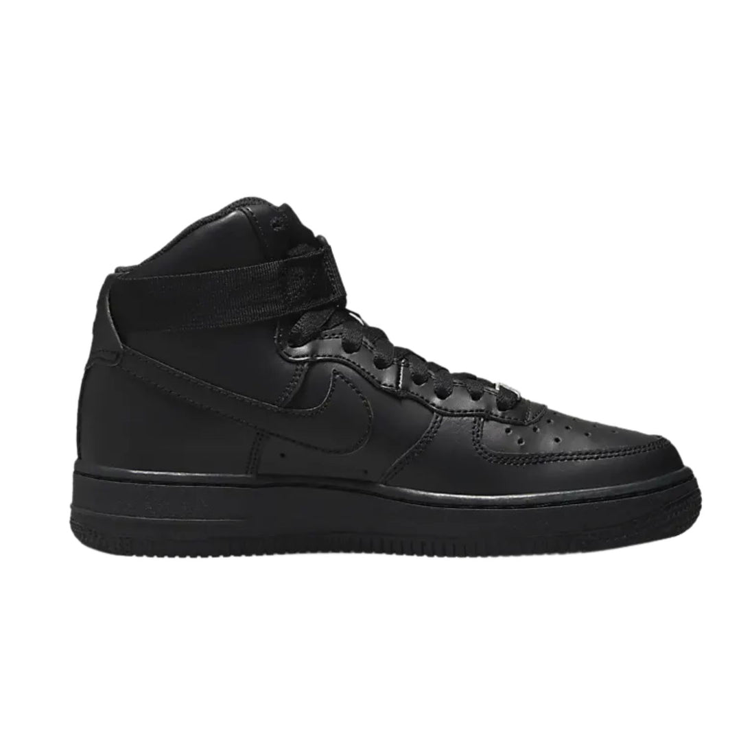 Nike Air Force 1 High LE Triple Black (GS)