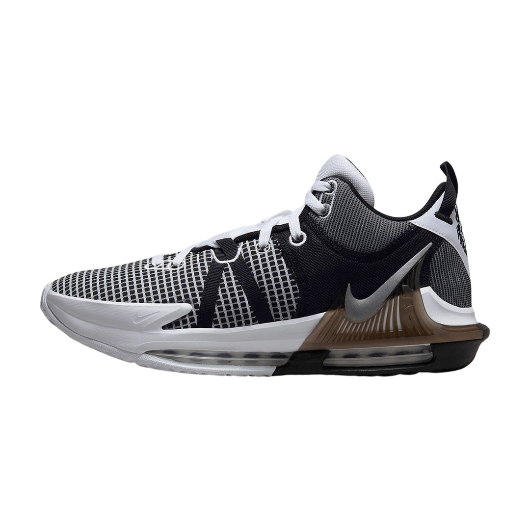 Nike LeBron Witness 7 White Black Metallic Silver