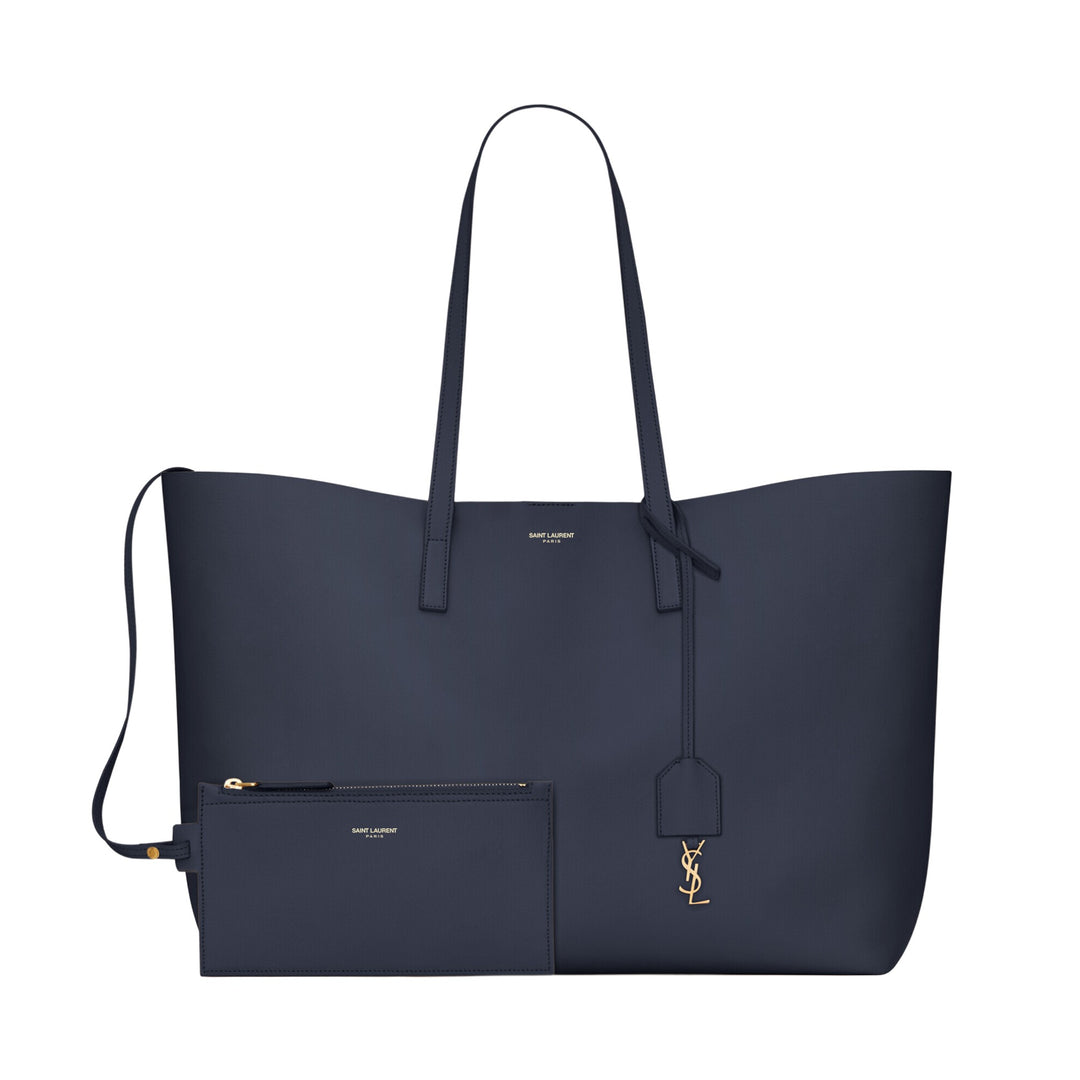 Saint Laurent E/W Tote Bag In Supple Leather