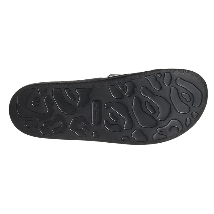 Alexander McQueen Graffiti Rubber Pool Slide in Black/white