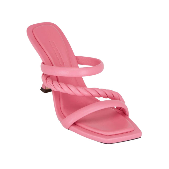 Jimmy Choo Diosa Leather Three Band Sandals