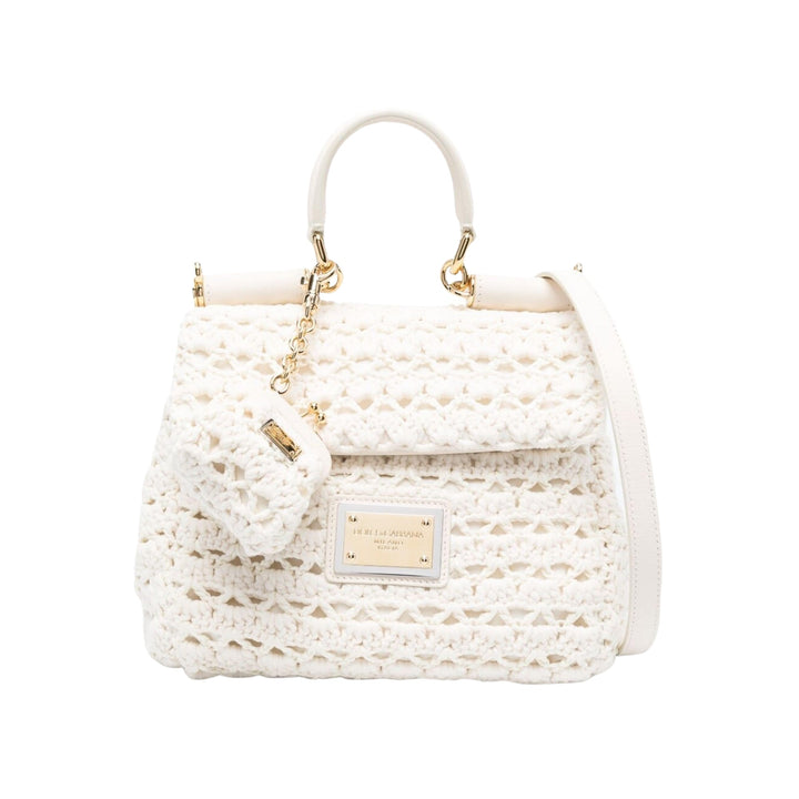 Dolce & Gabbana - Small Sicily Soft Crotchet Shoulder Bag
