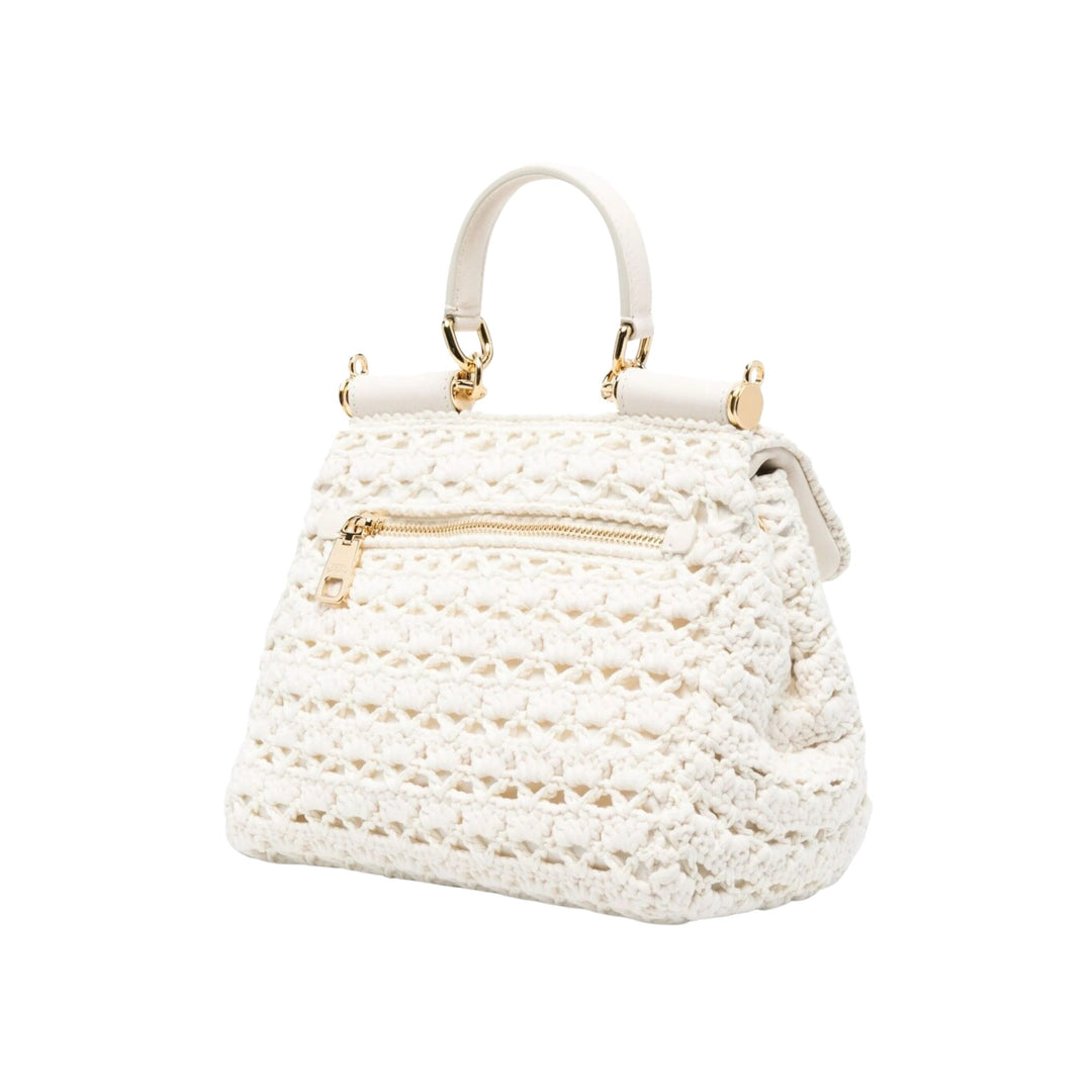 Dolce & Gabbana - Small Sicily Soft Crotchet Shoulder Bag