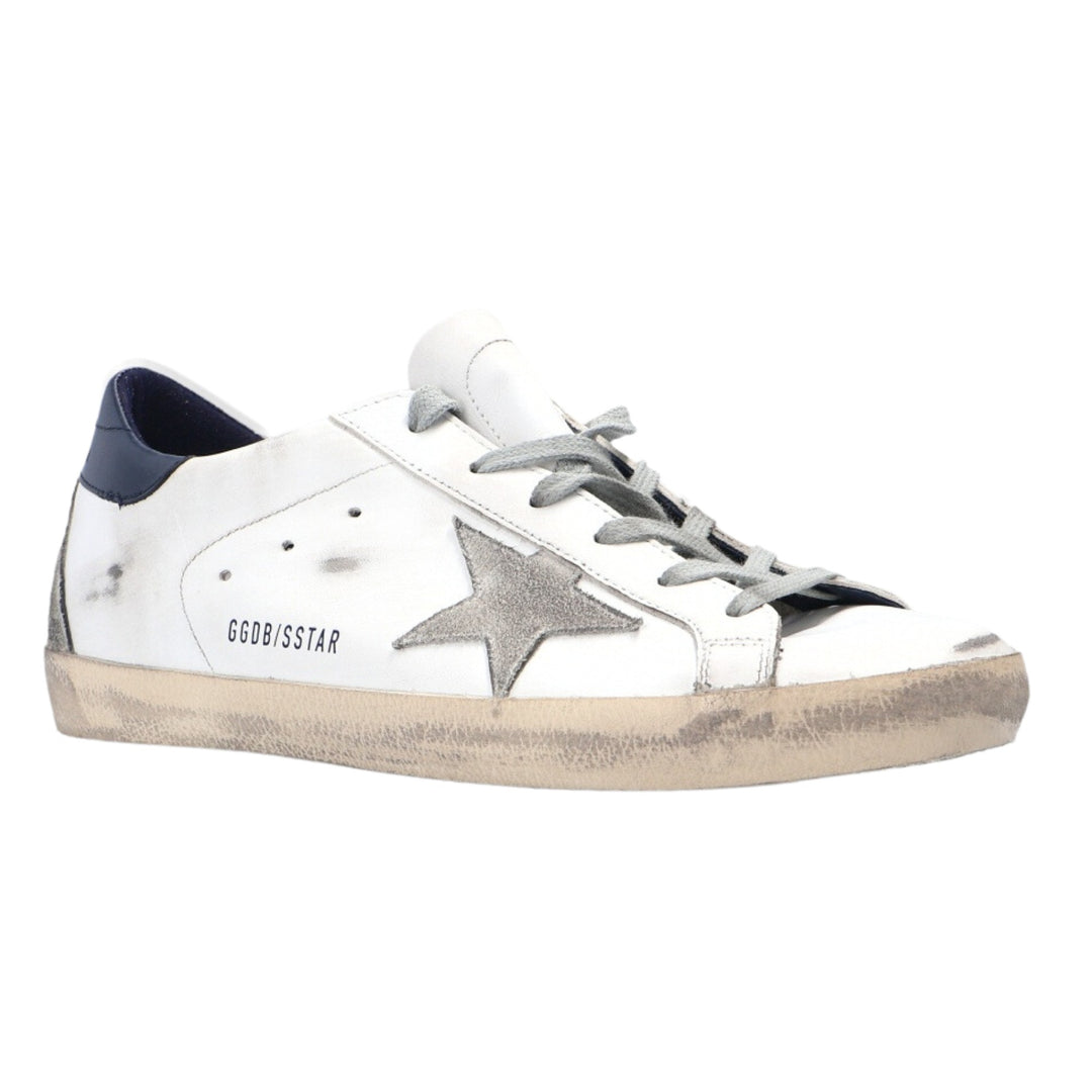 Golden Goose Women's Blue & White Super Star